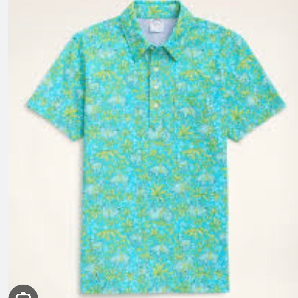 Brooks Brothers  Cotton Vintage Lamb Print Polo Shirt XS 1461